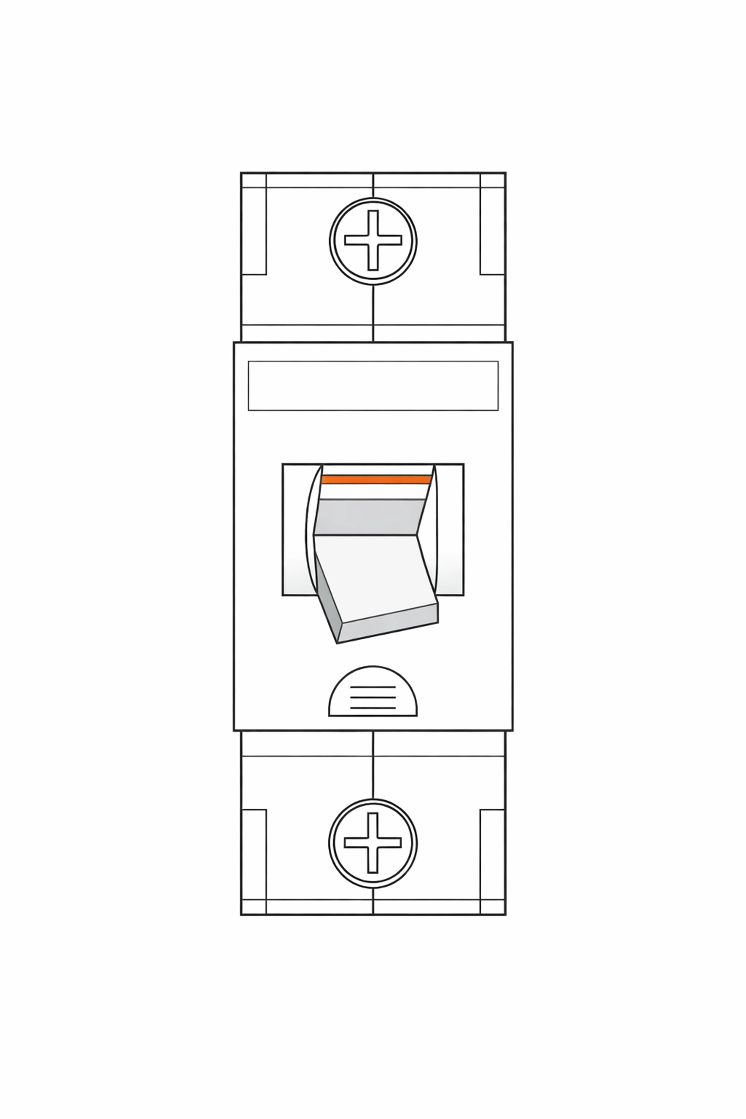 Moderner Leitungsschutzschalter als Symbol für transparente Preise beim Elektriker Notdienst.